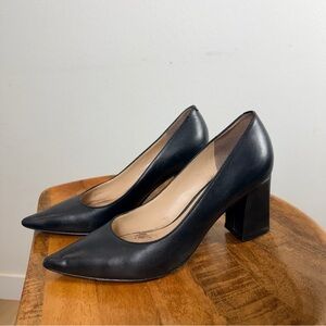 Marc Fisher Black Block Heel Pumps